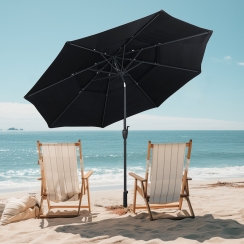 Costway 10 Foot Three-Tier Vented Patio Umbrella