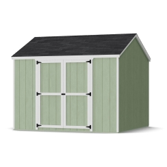 Little Cottage Co 10 x 10 Foot Value Gable Shed with Side Entry
