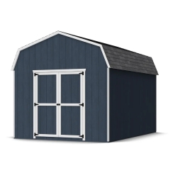 Little Cottage Co. 10 x 14 Foot Value Gambrel Barn with 6 Foot Sidewalls and Floor - Precut Kit