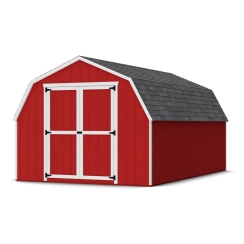 Little Cottage Co. 10 x 16 Foot Value Gambrel Barn with 4 Foot Sidewalls and Floor - Precut Kit