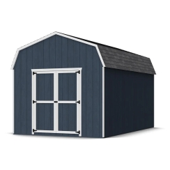 Little Cottage Co. 10 x 16 Foot Value Gambrel Barn with 6 Foot Sidewalls and Floor - Precut Kit