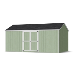 Little Cottage Co 10 x 18 Foot Value Gable Shed with Side Entry