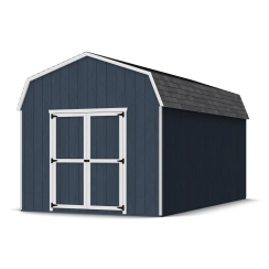 Little Cottage Co. 10 x 18 Foot Value Gambrel Barn with 6 Foot Sidewalls and Floor - Precut Kit