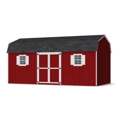 Little Cottage Co 10 x 20 Foot Value Gambrel Barn Workshop