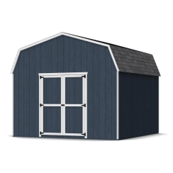 Little Cottage Co. 12 x 12 Foot Value Gambrel Barn with 6 Foot Sidewalls and Floor - Precut Kit