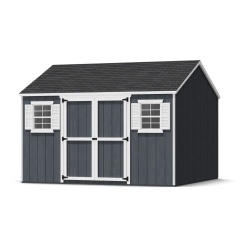 Little Cottage Co. 12 x 12 Foot Value Workshop Shed with Floor - Precut Kit