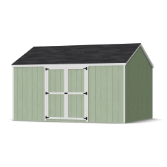 Little Cottage Co 12 x 14 Foot Value Gable Shed with Side Entry