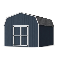 Little Cottage Co. 12 x 14 Foot Value Gambrel Barn with 6 Foot Sidewalls and Floor - Precut Kit