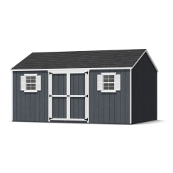 Little Cottage Co. 12 x 16 Foot Value Workshop Shed with Floor - Precut Kit