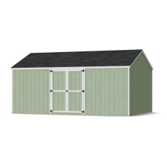 Little Cottage Co 12 x 18 Foot Value Gable Shed with Side Entry