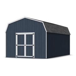 Little Cottage Co. 12 x 20 Foot Value Gambrel Barn with 6 Foot Sidewalls and Floor - Precut Kit