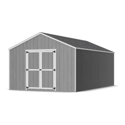 Little Cottage Co. 12 x 20 Foot Value Gable Shed with Floor - Precut Kit