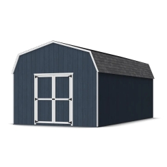 Little Cottage Co. 12 x 24 Foot Value Gambrel Barn with 6 Foot Sidewalls and Floor - Precut Kit