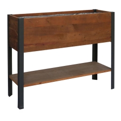 JR Home Urban Garden Raised Planter with Shelf