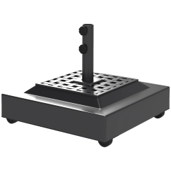 Outsunny Heavy Duty Umbrella Stand Base with Wheels