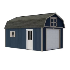 Best Barns 12 x 16 Foot Makers Loft Wooden Garage