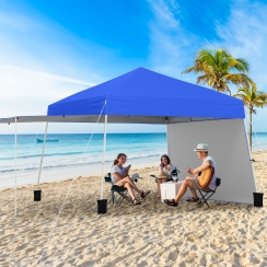 Costway 14 x 9 Foot Convertible Sidewall Pop-Up Canopy