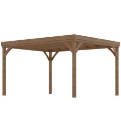 Outsunny 10 x 12 Foot Outdoor Wooden Pergola