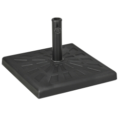 Outsunny 20 Inch Square Resin Outdoor Umbrella Base