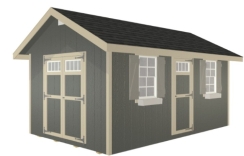 Alpine Structures EZFIT 10 x 16 Foot Riverside Shed Kit