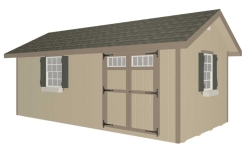Alpine Structures EZFIT 10 x 20 Foot Heritage Shed Kit