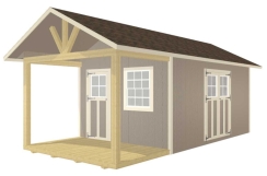 Alpine Structures EZFIT 10 x 16 Foot Woodsman Shed Kit