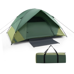 Costway 7 x 5 Foot Two Person Camping Tent with Removable Rain Fly