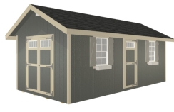 Alpine Structures EZFIT 10 x 20 Foot Riverside Shed Kit
