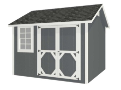 Alpine Structures EZFIT 10 x 10 Foot Craftsman Shed Kit