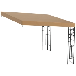 Outsunny 10 x 10 Foot Outdoor Pergola Canopy