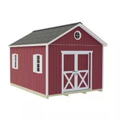 Best Barns 12 x 16 Foot Crafter Connection Wood Shed with Sliding Doors