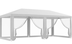 Outsunny 10 x 20 Foot Heavy Duty Outdoor Party Tent with Removable Sidewalls