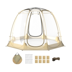 Costway 9.5 x 9.5 Foot Pop Up Bubble Tent