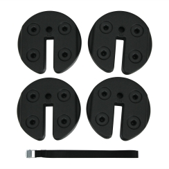 Costway Fillable No-Pinch Canopy Weight Plate Set
