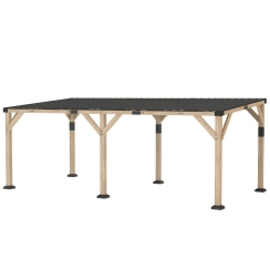 Outsunny 10 x 20 Foot Wooden Pergola