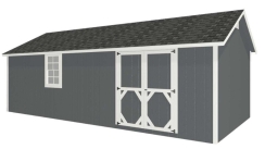 Alpine Structures EZFIT 12 x 24 Foot Craftsman Shed Kit