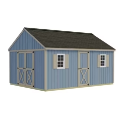 Best Barns 12 x 16 Foot Crafter Connection Wood Shed with Walk In Doors