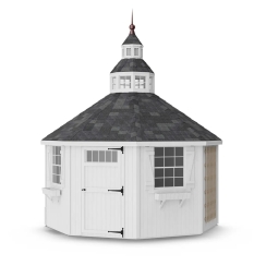 Little Cottage Co 12 x 12 Foot Garden Shed Greenhouse