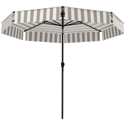 Outsunny 8 3/4 Foot 2-Tier Vented Patio Umbrella with Crank