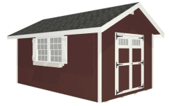 Alpine Structures EZFIT 10 x 16 Foot Homestead Shed Kit