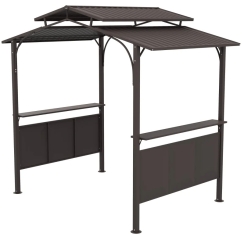 Outsunny 8 Foot x 5 Foot 221 Outdoor Grill Gazebo