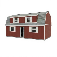 Best Barns 16 x 32 Foot Crafted Colossal Wood Storage Shed