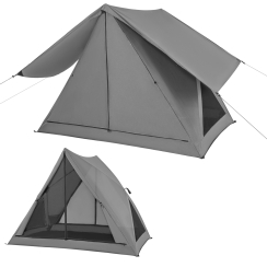 Costway 7.5 x 5 Foot Three Person Pop Up Camping Tent with Carry Bag