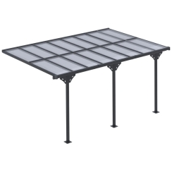 Outsunny 12 x 15 Foot Aluminum Polycarbonate Pergola