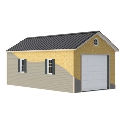 Best Barns 12 x 20 Foot Tailored Titan Vinyl Prepped Garage
