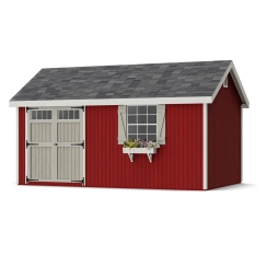 Little Cottage Co 10 x 16 Foot Colonial Pinehurst Shed