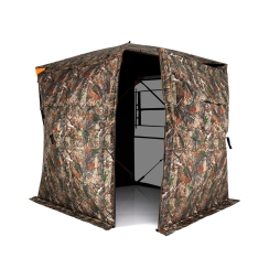 Costway 6 x 6 Foot Four Person Hunting Blind with Full Open Swing Door