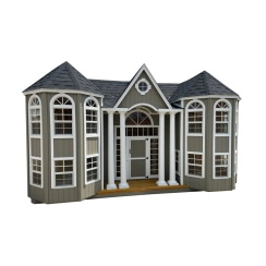 Little Cottage Co 10 x 16 Foot Grand Portico Mansion Playhouse