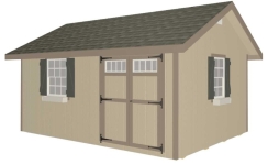 Alpine Structures EZFIT 12 x 16 Foot Heritage Shed Kit