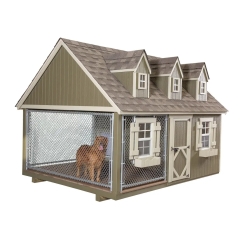 Little Cottage Co 8 x 10 Foot Cape Cod Outdoor Dog Kennel
